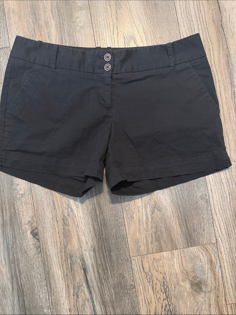 The Limited Black Women's Cotton Bermuda Shorts